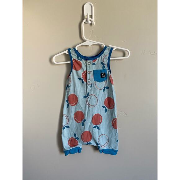3-6m Peach Rags Sleeveless Romper - Picture 1 of 4